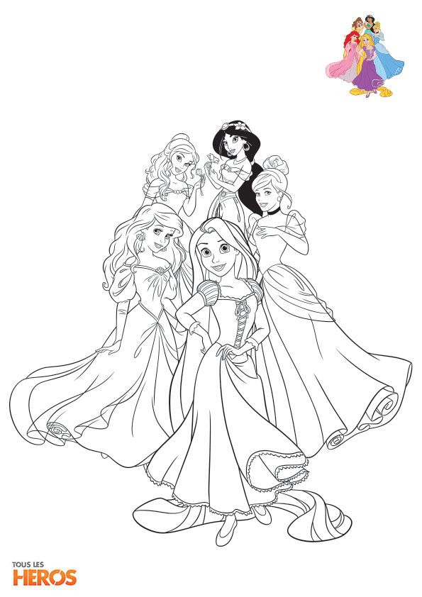 Coloriage, Coloriage Princesse, Coloriage Princesse Disney encequiconcerne Coloriage Ariel À Imprimer 