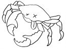 Coloriage Crabe #4721 (Animaux) - Album De Coloriages intérieur Coloriage De Crabe