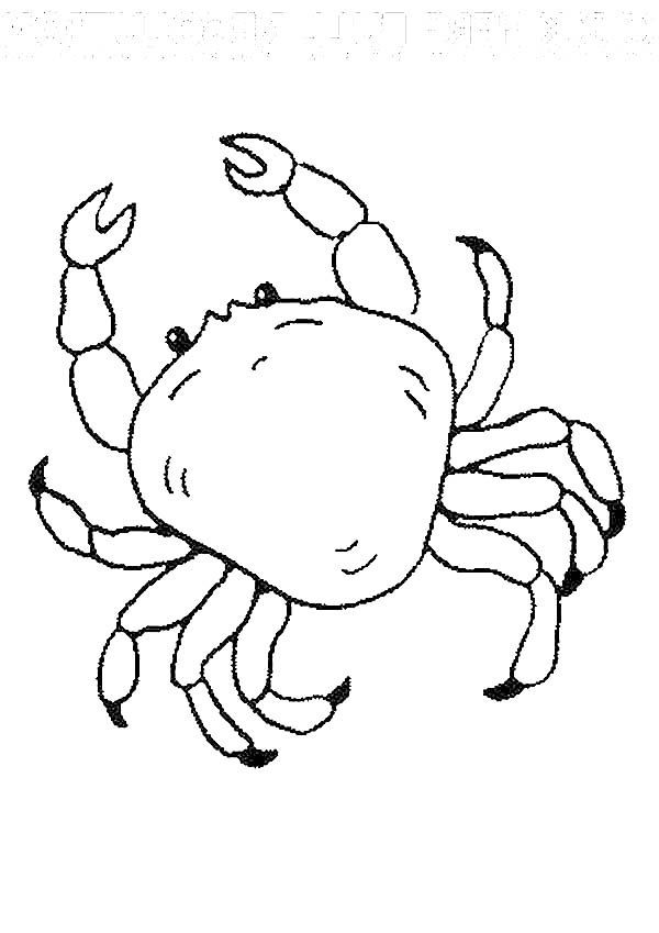 Coloriage Crabe #4777 (Animaux) - Album De Coloriages encequiconcerne Coloriage De Crabe