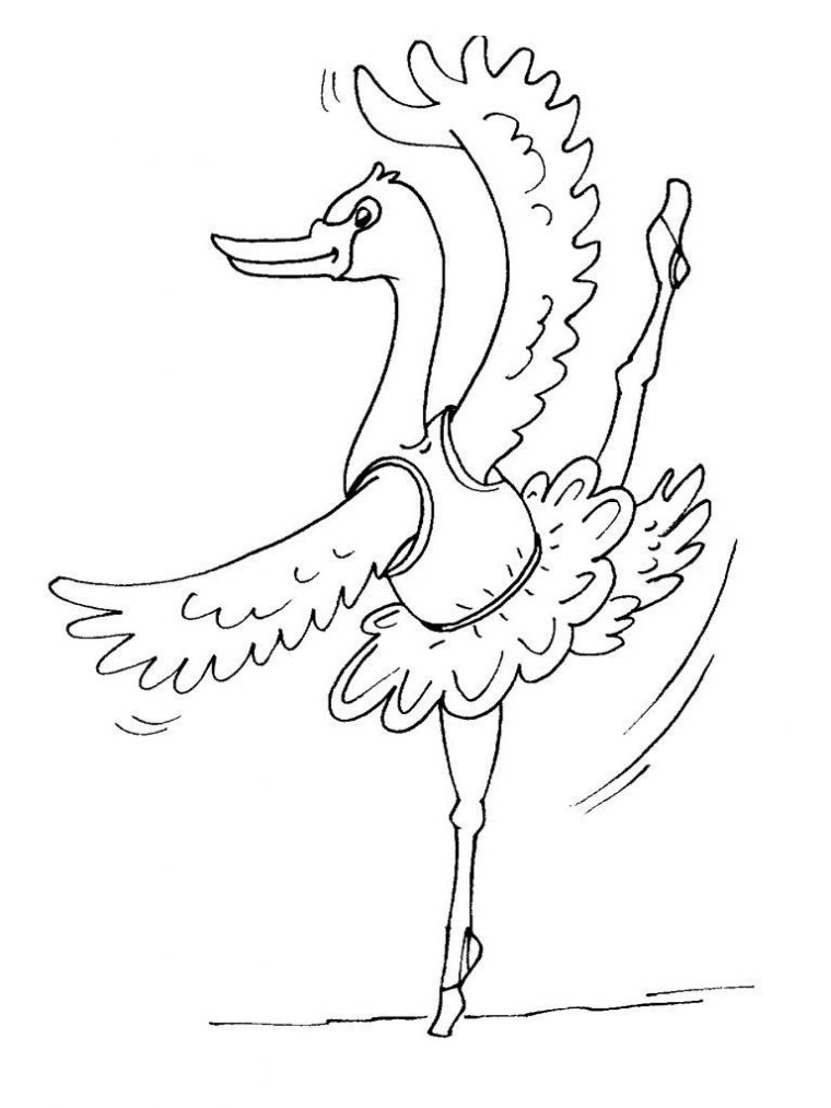 Coloriage Cygne 24 – Coloriage Cygnes – Coloriages Animaux tout Dessin De Cygne