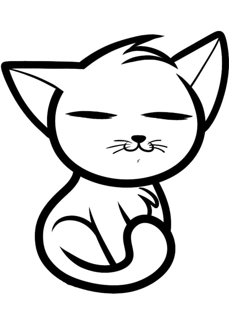 Coloriage De Chats. Imprimez Gratuitement 100 Images En pour Coloriage Chat