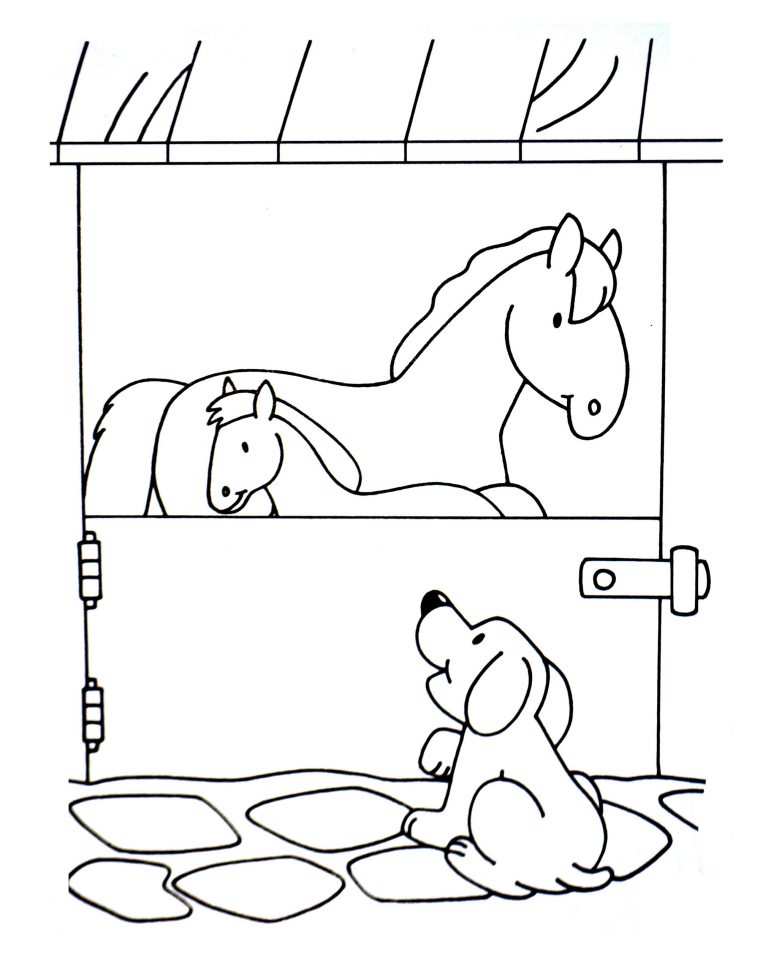 Coloriage De Chien À Colorier Pour Enfants – Coloriages De avec Image De Chien À Colorier