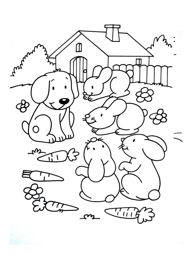 Coloriage De Chien Pour Enfants – Coloriages De Chiens dedans Coloriage À Imprimer Animaux