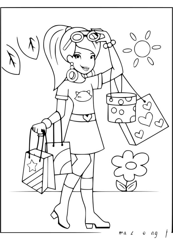 Coloriage De Fille Trop Belle A Imprimer concernant Dessin Pour Bapteme Fille