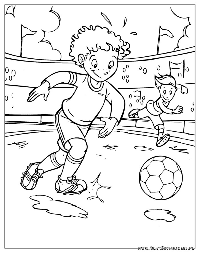 Coloriage De Foot ? Imprimer - Opinterrupt avec Dessin De Foot 