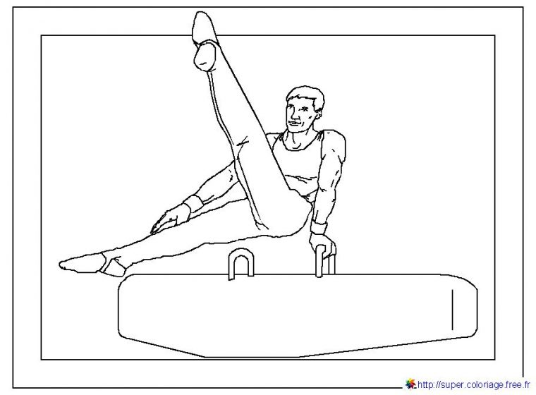 Coloriage De Gymnastique – Dessin Et Coloriage pour Coloriage De Gym