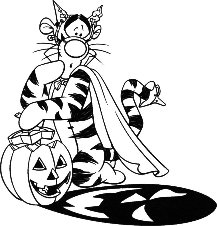 Coloriage De Halloween À Imprimer Pour Enfants – Coloriage dedans Dessin Halloween A Colorier