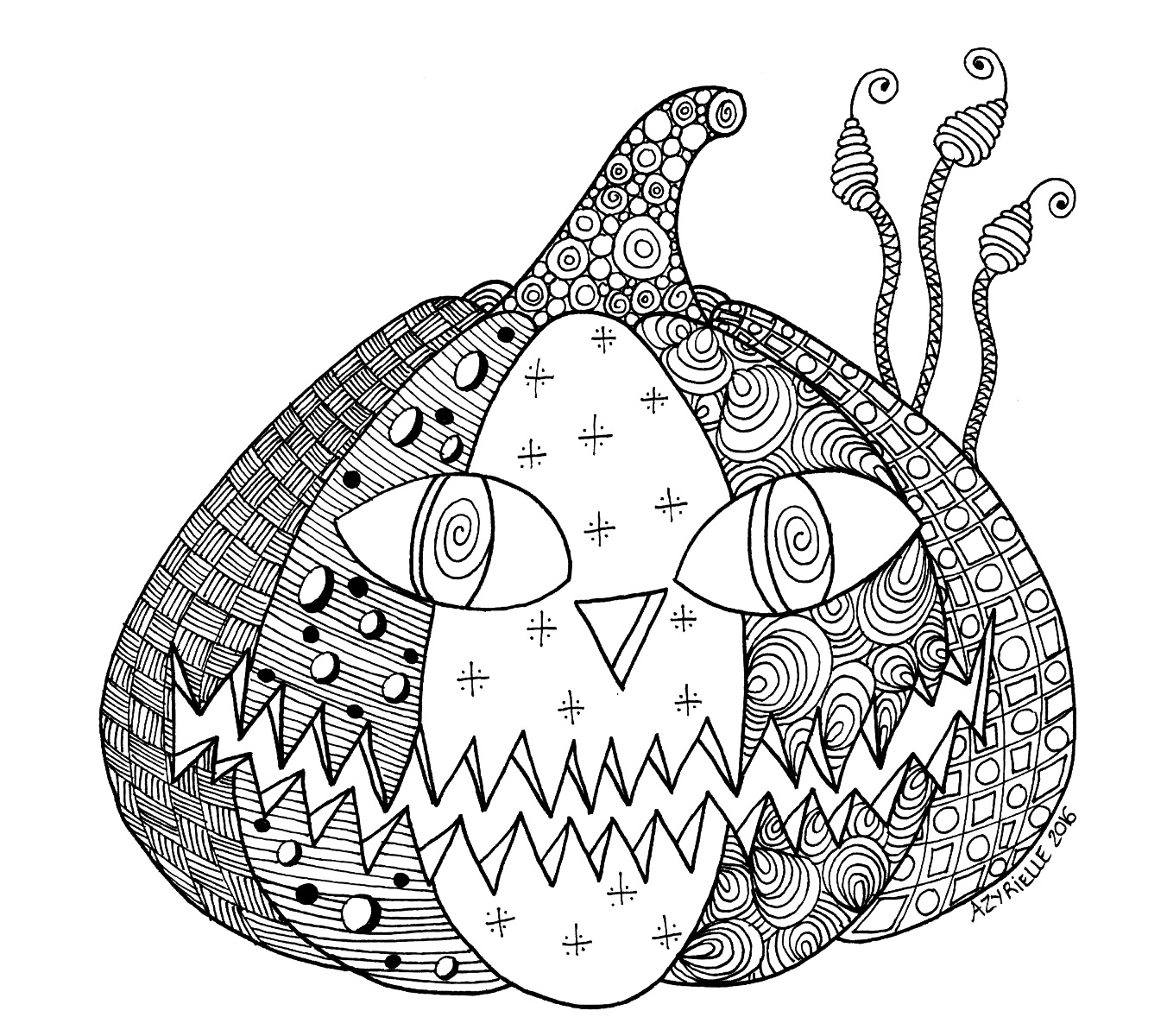 Coloriage De Halloween À Telecharger Gratuitement avec Dessin Citrouille Halloween 