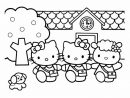 Coloriage De Hello Kitty À Colorier Pour Enfants intérieur Dessin De Kitty