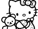 Coloriage De Hello Kitty, Imprimer Hello045 concernant Dessin Hello Kitty