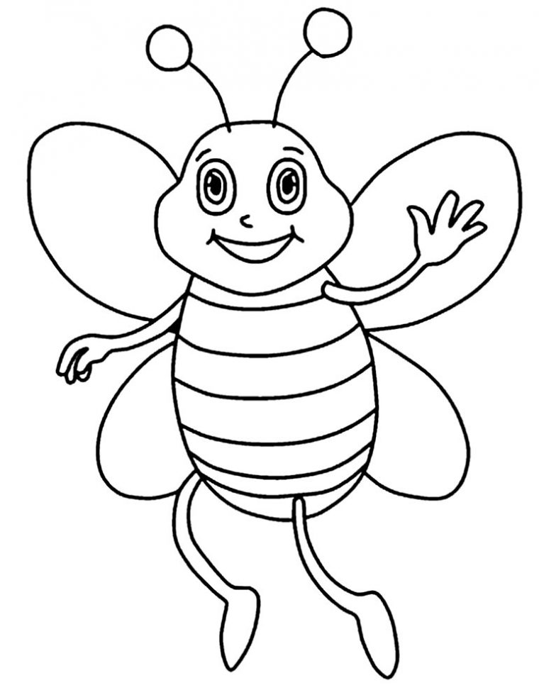 Coloriage De La Petite Abeille – Maison Bonte : Votre serapportantà Coloriages Abeilles