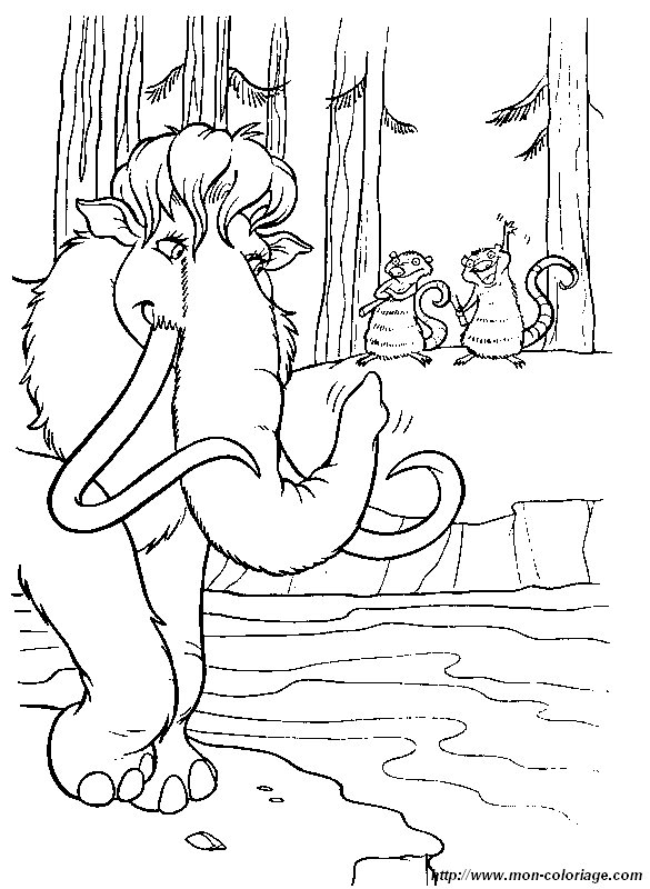 Coloriage De L&amp;#039;Age De Glace, Dessin L Age De Glace 23 À serapportantà Coloriage L Age De Glace 