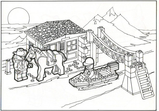 Coloriage De Lego City - Dessin Et Coloriage intérieur Coloriage De Lego City 