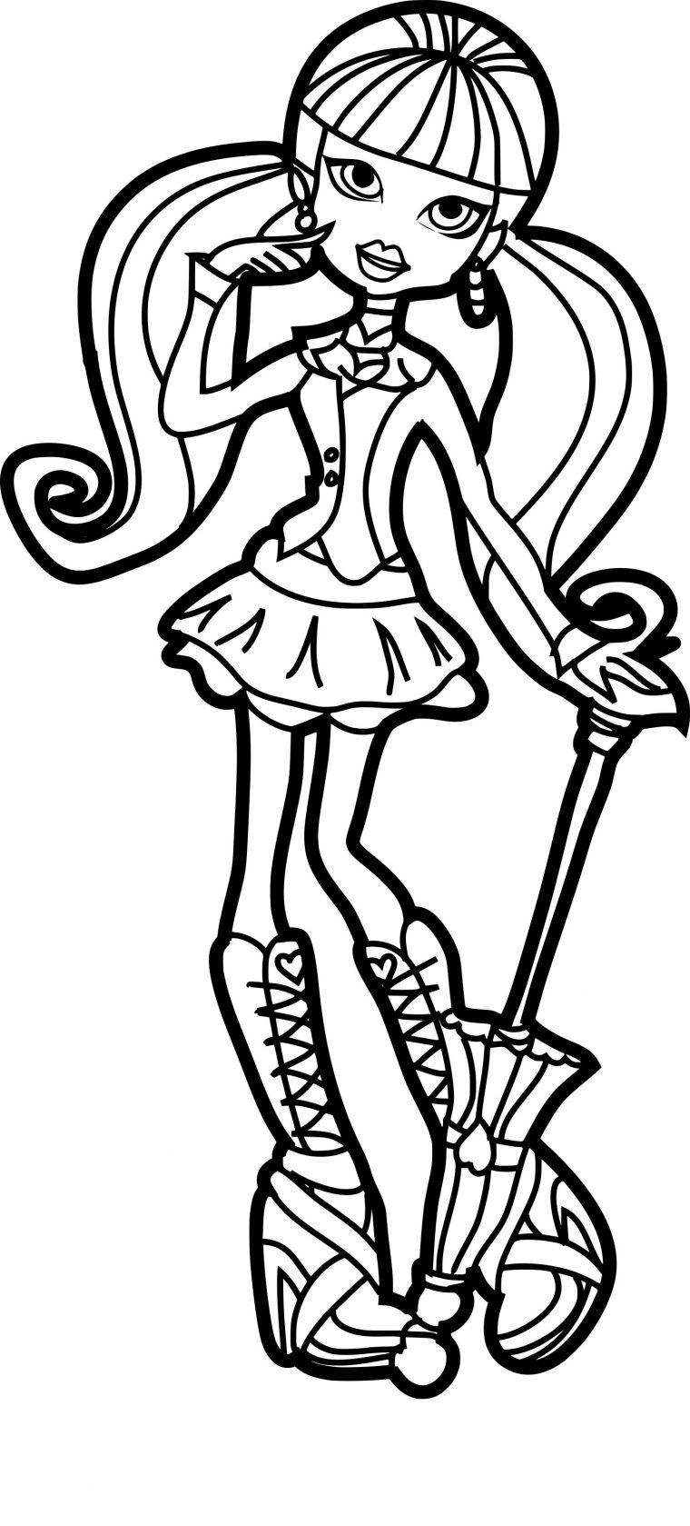 Coloriage De Monster High Draculaura À Imprimer Sur destiné Dessin Monster High À Imprimer