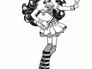 Coloriage De Monster High, Une Tenue Chic Pour Clawdeen avec Monster High Dessin