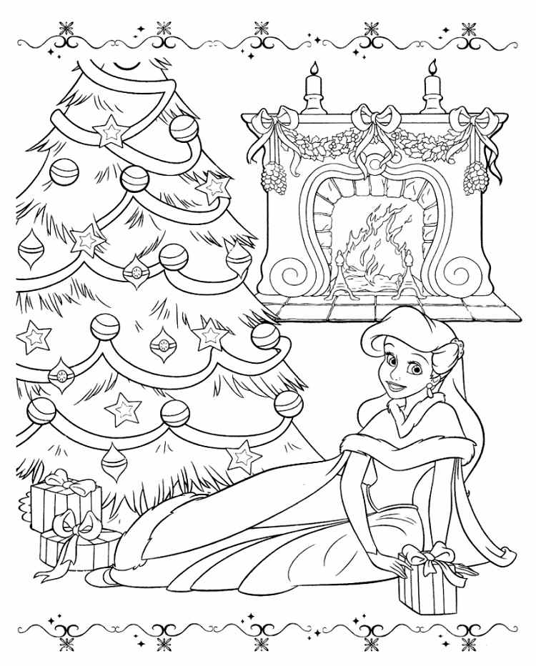 Coloriage De Noël Disney À Imprimer Gratuitement avec Disney A Imprimer 