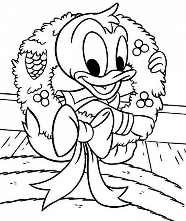 Coloriage De Noël Disney À Imprimer Gratuitement concernant Coloriage Gratuit Disney 