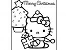 Coloriage De Noel Hello Kitty Dessin Noel À Imprimer avec Coloriage En Ligne Hello Kitty