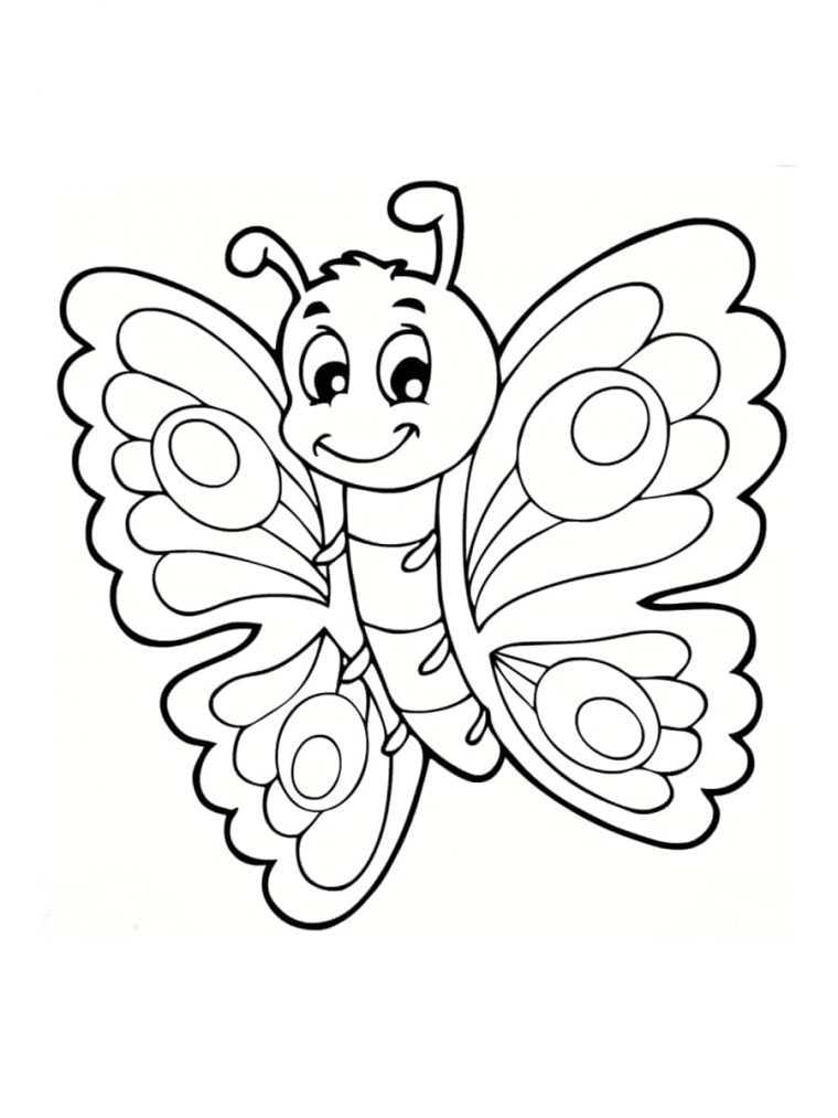 Coloriage De Papillon ? Imprimer – Opinterrupt à Dessin De Petit Papillon