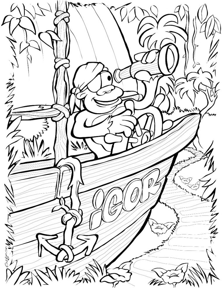 Coloriage De Pirate À Imprimer Pour Enfants – Coloriage De avec Coloriage De Pirate