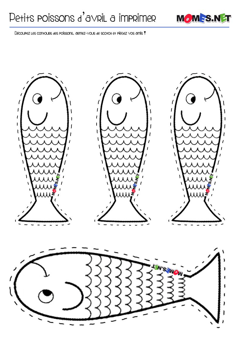 Coloriage De Poissons A Imprimer Gratuit  Liberate avec Poisson D Avril Coloriage 