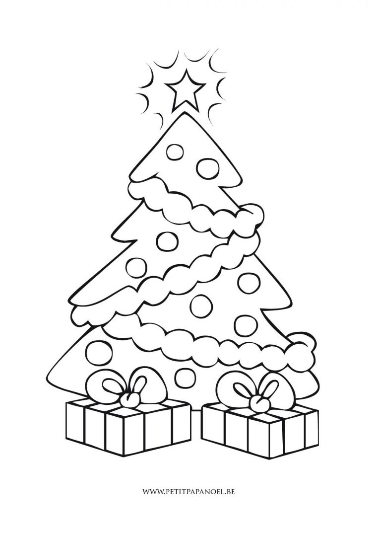 Coloriage De Sapin A Imprimer – Gratuit Coloriage intérieur Coloriage Sapin