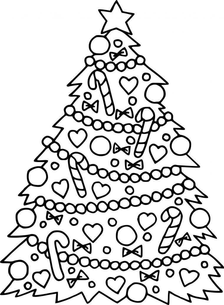 Coloriage De Sapin De Noël Et Cadeaux À Imprimer Sur à Imprimer Dessin De Noel Gratuit