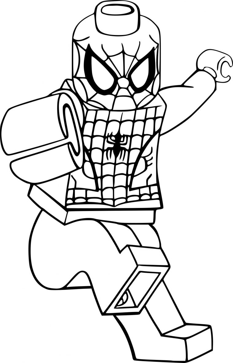 Coloriage De Spiderman Gratuit – Gratuit Coloriage à Image De Coloriage