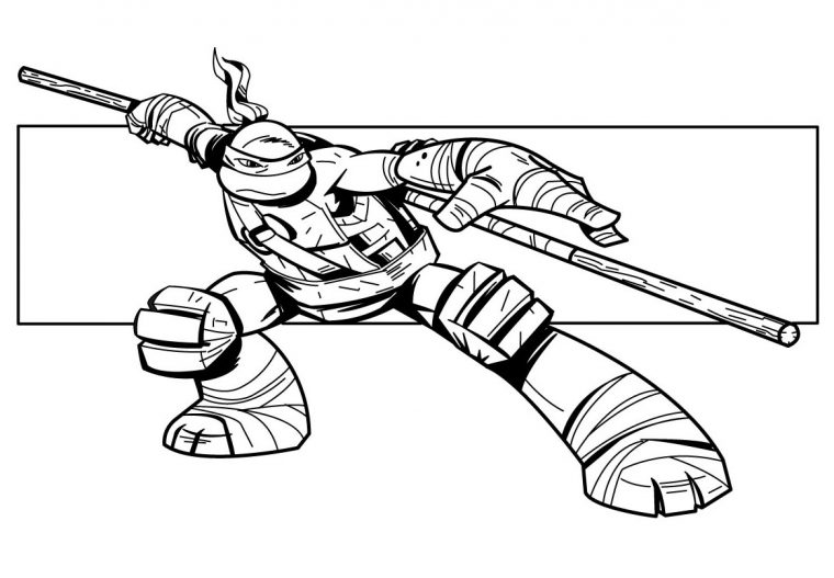 Coloriage De Tortues Ninja À Telecharger Gratuitement dedans Dessin Tortue Ninja