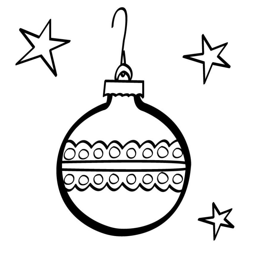 Coloriage Decoration Boule De Noel - Idée De Luminaire Et dedans Coloriage Boule De Noel