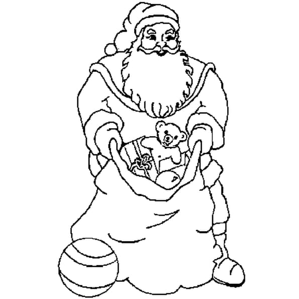 Coloriage Dessin Du Père Noël En Ligne Gratuit À Imprimer à Coloriage Du Pere Noel 