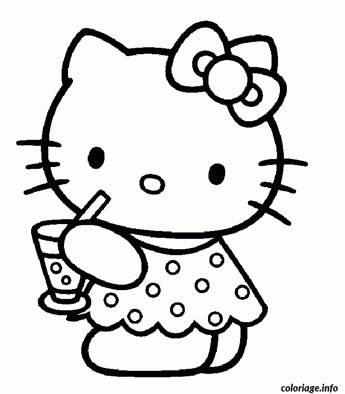 Coloriage Dessin Hello Kitty 16 Dessin Hello Kitty À Imprimer intérieur Coloriage En Ligne Hello Kitty 