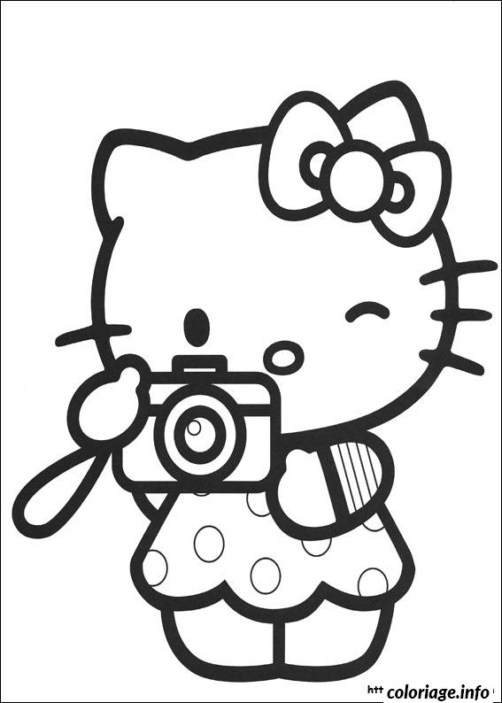 Coloriage Dessin Hello Kitty 8 Dessin Hello Kitty À Imprimer avec Coloriage En Ligne Hello Kitty