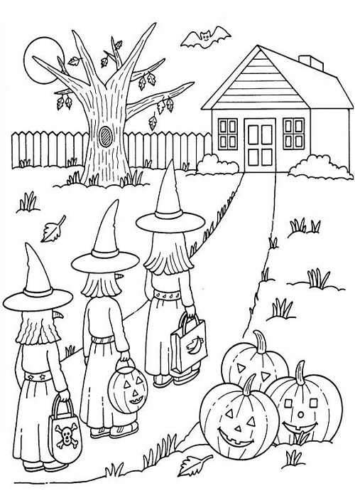 Coloriage D'Halloween À Imprimer Gratuitement pour Dessin À Colorier D Halloween