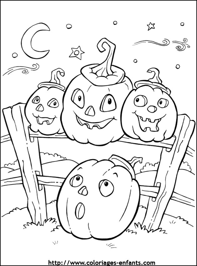 Coloriage D&amp;#039;Halloween À Imprimer Sur Coloriages-Enfants serapportantà Dessin D Halloween A Imprimer Gratuit 