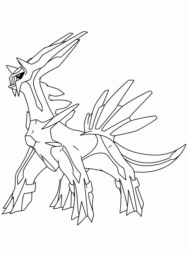 Coloriage Dialga Pokemon À Imprimer à Coloriage De Pokemon À Imprimer Gratuit