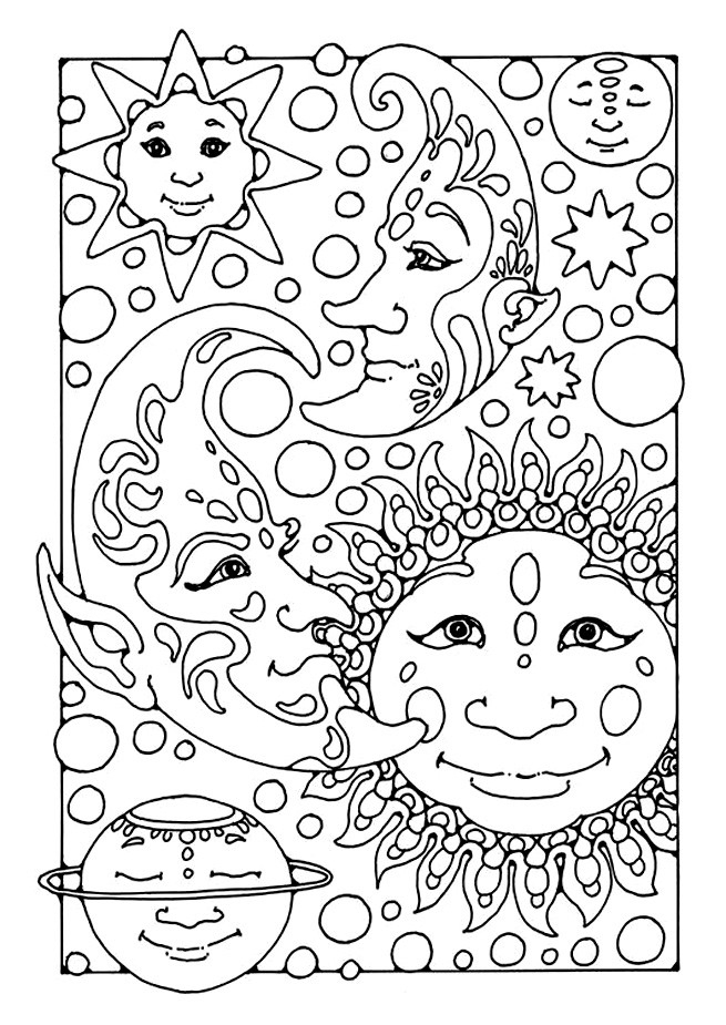 Coloriage Difficile Gratuit À Imprimer intérieur Coloriage Nature À Imprimer 