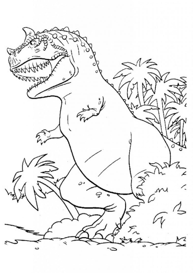 Coloriage Dinosaure À Imprimer Gratuitement  Moncoloriage.fr intérieur Coloriage Dinosaures