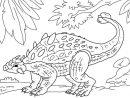 Coloriage Dinosaure - Ankylosaurus - Coloriages Gratuits À pour Coloriage Dinosaures