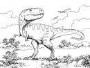 Coloriage Dinosaure Tyrex Au Crayon Dessin Gratuit À Imprimer avec Dessin De Dinosaure À Imprimer Gratuit