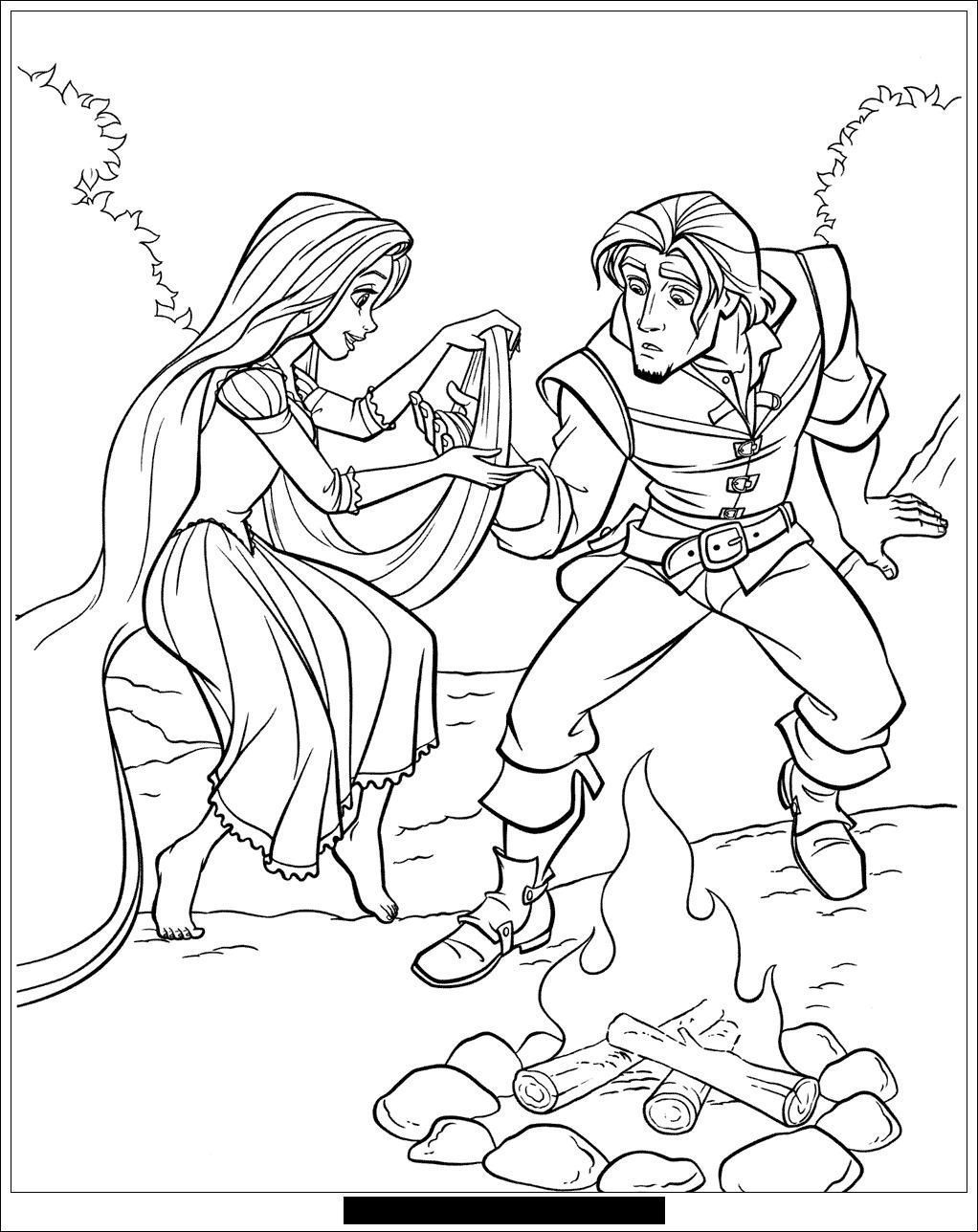 Coloriage Disney A Imprimer Raiponce - Coloriage Imprimer destiné Coloriage Reponce 