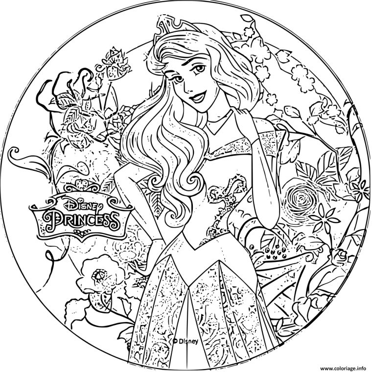 Coloriage Disney Princesse Aurore Dessin Princesse Disney avec Coloriage Princesse Disney