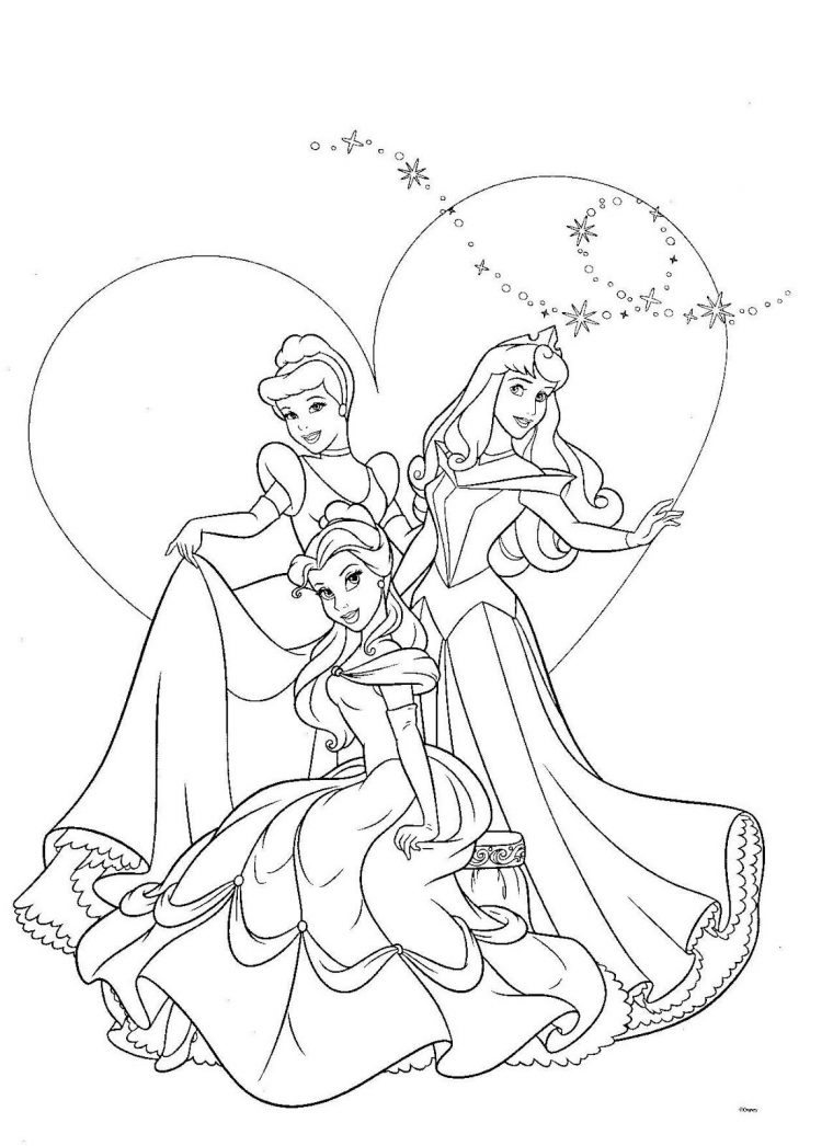 Coloriage Disney Princesse  Princess Coloring Pages encequiconcerne Princesse Disney A Colorier