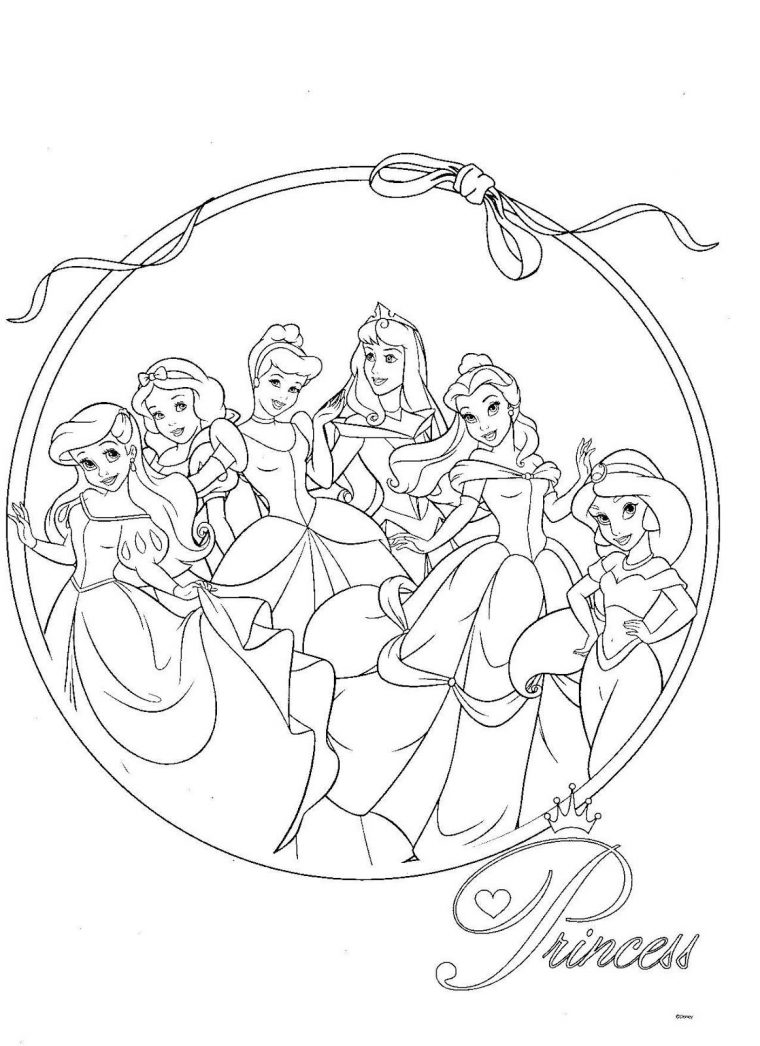 Coloriage Disney Princesse  Princess Coloring Pages serapportantà Coloriage Princesses