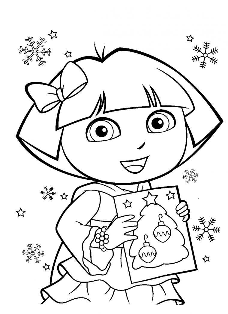 Coloriage Dora L'Exploratrice #30020 (Dessins Animés encequiconcerne Coloriage De Dora En Ligne