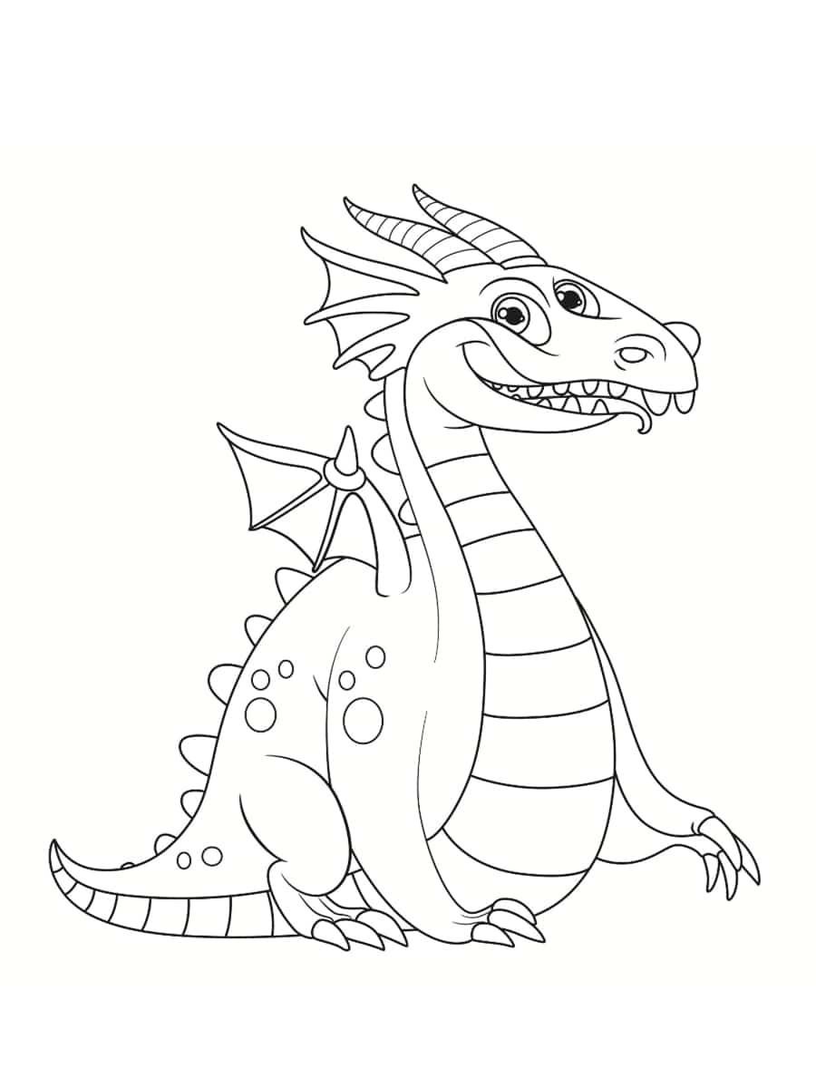 Coloriage Dragon : 40 Dessins À Imprimer Gratuitement serapportantà Coloriage À Imprimer Dragon