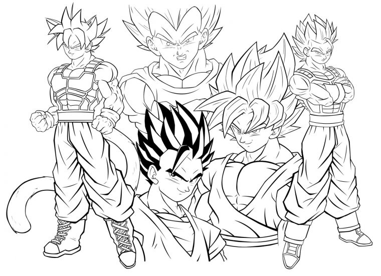 Coloriage Dragon Ball Z #38781 (Dessins Animés) – Album De avec Coloriage Gratuit Dragon Ball Z