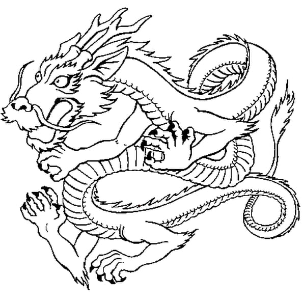 Coloriage Dragon Japonais En Ligne Gratuit À Imprimer concernant Coloriage Magique Dragon