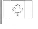 Coloriage Drapeau Du Canada Canadian Flag Dessin Fete dedans Coloriage Du Drapeau De L Espagne