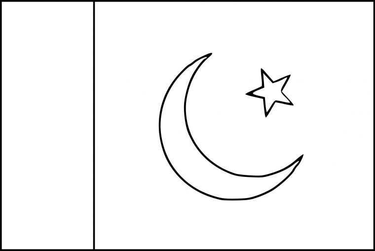 Coloriage Drapeau Pakistan À Imprimer serapportantà Coloriage Du Drapeau De L Espagne